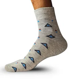 MJE 5-Pcs Patterned Cotton Ankle Length Socks image 3