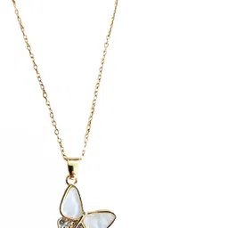 Octagon hub Gold-Plated Necklace image 1