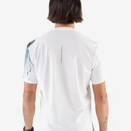 Decathlon Abstract Printed Round Neck Regular Fit Running Sports T-Shirt image 3