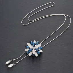 Shining Diva Fashion Silver-Plated Crystals Necklace-picture-33