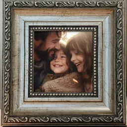 Art Street Silver-Toned & Black Table Photo Frame With Back Stand-picture-11