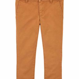 Carter's Flat-Front Chino Pants - Brown-picture-35