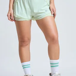 Infinito Women High-Rise Training or Gym Sports Shorts with Antimicrobial Technology-picture-11