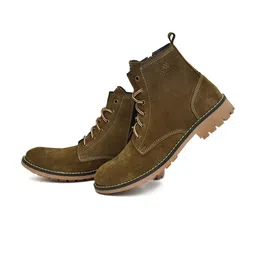 Warnex Men Lace - Ups Casual Block-Heeled Chelsea Boots image 5