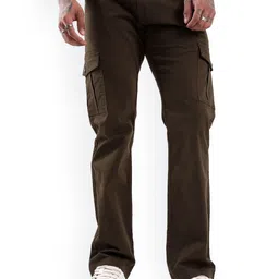 WROGN Men Straight Fit Cargos Trousers-picture-37