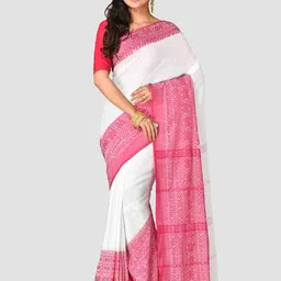 Crochetin Woven Design Khadi Saree-picture-33