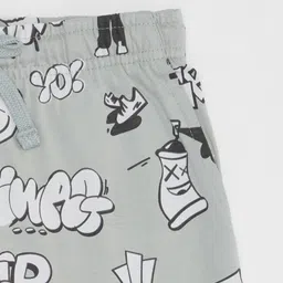 Pantaloons Junior Boys Graphic Printed Regular Fit Shorts image 3