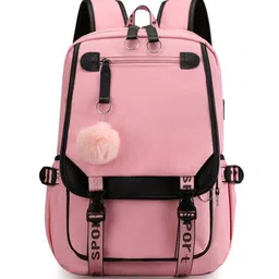 Mast & Harbour Unisex Large Colourblocked Backpacks-picture-17