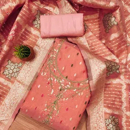 SHADOW & SAINING Woven Design Unstitched Dress Material-picture-37