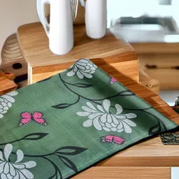 REVEXO Green & White Printed Water-Resistant Shelf Liner-picture-17