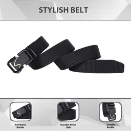 LOOPA Men Textured 2 Formal Belt image 2