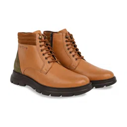 GAS Leather Round-Toe Casual Regular Boots-picture-36