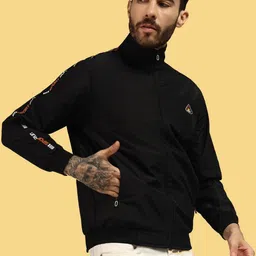 Metronaut Men Brand Logo Colourblocked Lightweight Training or Gym Sporty Jacket image 4