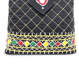SriShopify Handicrafts Embellished Shopper Handheld Bag image 3