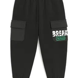 YK Boys Set Of 3 Printed Mid Rise Cargo Joggers image 2