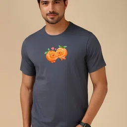 SZN Men Grey Graphic Regular Fit T-shirt-picture-19