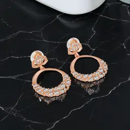 Oviya Circular Drop Earrings-picture-34