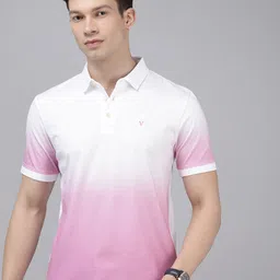 Van Heusen Printed Pure Cotton Slim Fit Polo Collar T-shirt-picture-25