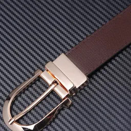 Provogue Men Textured Reversible Formal Belt image 2