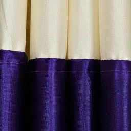 Galaxy Home Decor Purple Set of 2 Long Door Curtain image 3