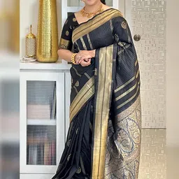 CaniBani Women Black Sarees-picture-41