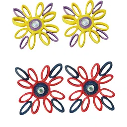 Adornity Women White Earrings-image-77