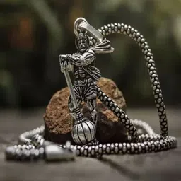 Crazy Fashion Stainless Steel Hanuman Ji Pendants With Chains image 4