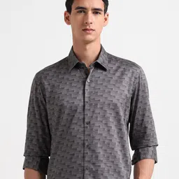 Arrow New York Men Manhattan Slim Fit Abstract Printed Pure Cotton Casual Shirt-picture-29