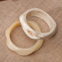 Niska Set Of 2 Textured Bangles image 4