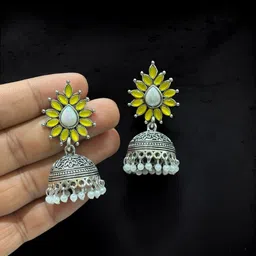 ANTICO Floral Jhumkas Earrings image 3