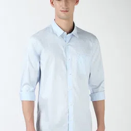 Peter England Casuals Men Spread Collar Micro Ditsy Printed Cotton Slim Fit Casual Shirt-picture-25
