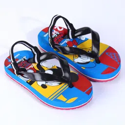 Cute Walk by Babyhug Mickey Mouse Flip Flops - Multicolor image 4