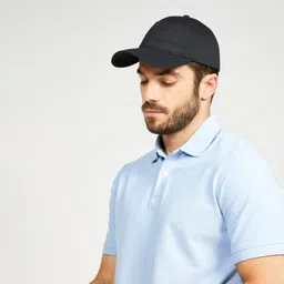 inesis Men's golf short-sleeved polo T-shirt MW500 sky blue image 2