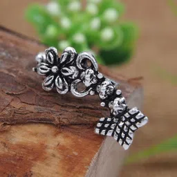 I Jewels Silver-Plated Stud Nosepin-picture-12