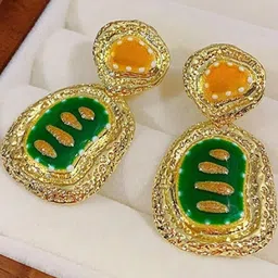 AKISON JEWELS Gold-Plated Alloy Earrings-image-12