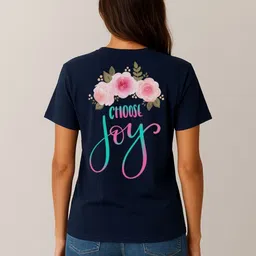 Anikmart Typography Printed Round Neck Pure Cotton T-shirt image 5