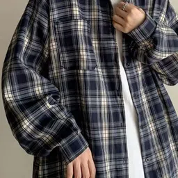 StyleCast x Revolte Men Boxy Fit Buffalo Checked Spread Collar Casual Shirt image 2