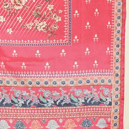 vbuyz KALINI Floral Printed Sequinned Straight Kurta With Trouser & Dupatta image 5