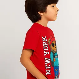 FLYSEZEN Unisex Kids Tshirts image 5