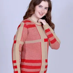 DressBerry Women Colourblocked Pullover-image-79