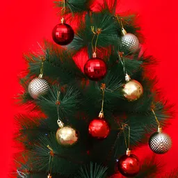 TAYHAA Set Of 12 Hanging Ornaments Duo Festive Decor-picture-2