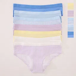 women'secret Pack Of 7 Basic Briefs-Mid-Rise-picture-34