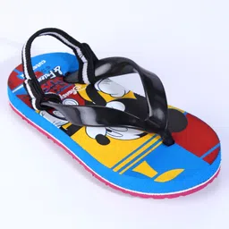 Cute Walk by Babyhug Mickey Mouse Flip Flops - Multicolor image 5