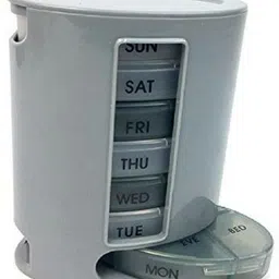 phdstore Pill Pro Organize Pills And Vitamins / Pills Organizer / Case for Mini Tablet / Tablets Organizer / 7 Day Weekly Tablet Medicine Dispenser image 2