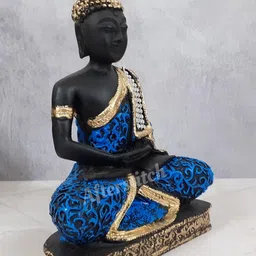 Afterstitch Black Buddha Idol Showpiece image 4