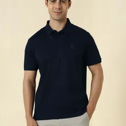 Allen Solly Polo Collar Pure Cotton Regular Fit T-shirt-picture-22