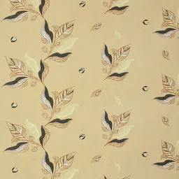 B' Decorlish Mustard 220 TC Queen Bedsheet with 2 Pillow Covers image 4