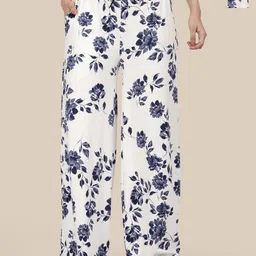 Esplendido Women Pack Of 2 Printed Mid-Rise Cotton Lounge Pants-image-40