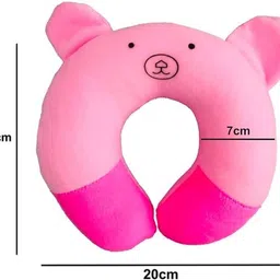 guddu duggu world New Born Baby Soft Neck Supporting Pillow for Head Shaping Baby Memory Foam Toons & Characters Baby Pillow Pack of 1 image 3