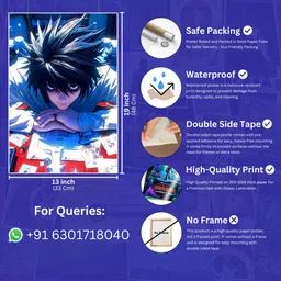 art recall Death Note Wall Poster Anime Poster For Wall Photographic Paper image 5